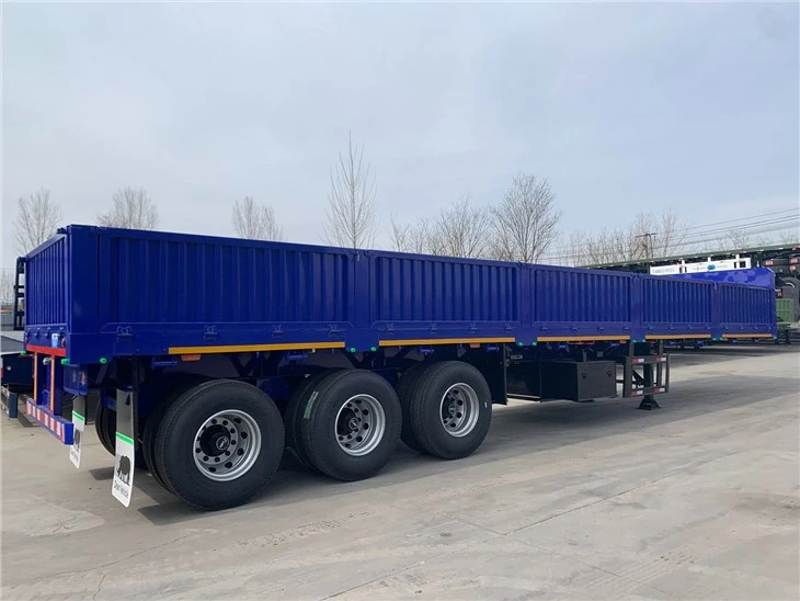3 Axles Side Wall Semi Trailer
