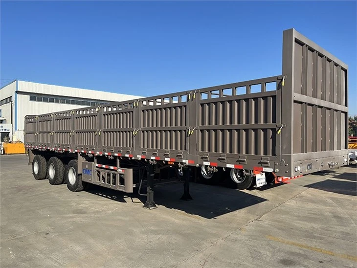 3 Axles Side Wall Semi Trailer